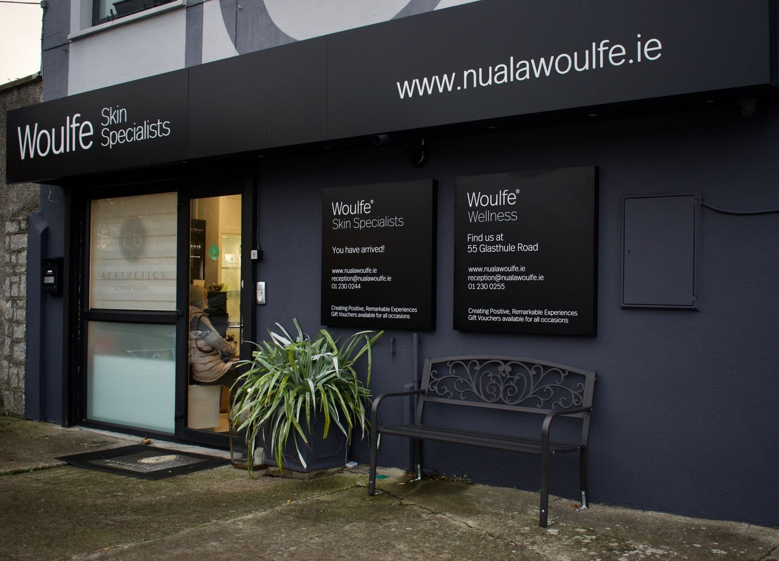 Work with us .