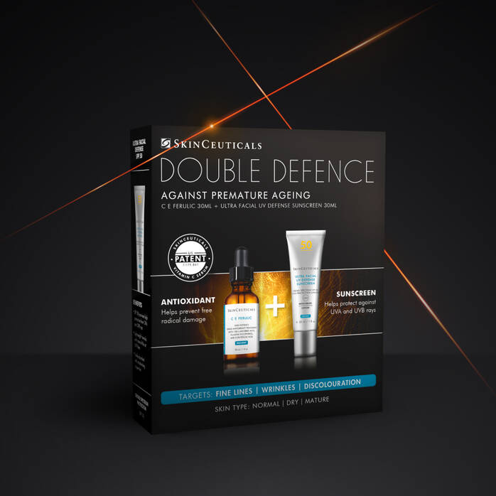 SkinCeuticals Double Defence C E Ferulic Kit. Free Full Sized Ultra Facial Defence Worth €56