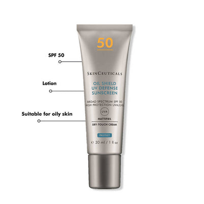 SkinCeuticals Double Defence Silymarin CF Kit. Free Oil Shield UV Defence SPF 50