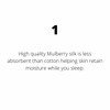 Silk pillow slip - Irish made 100% Mulberry Silk